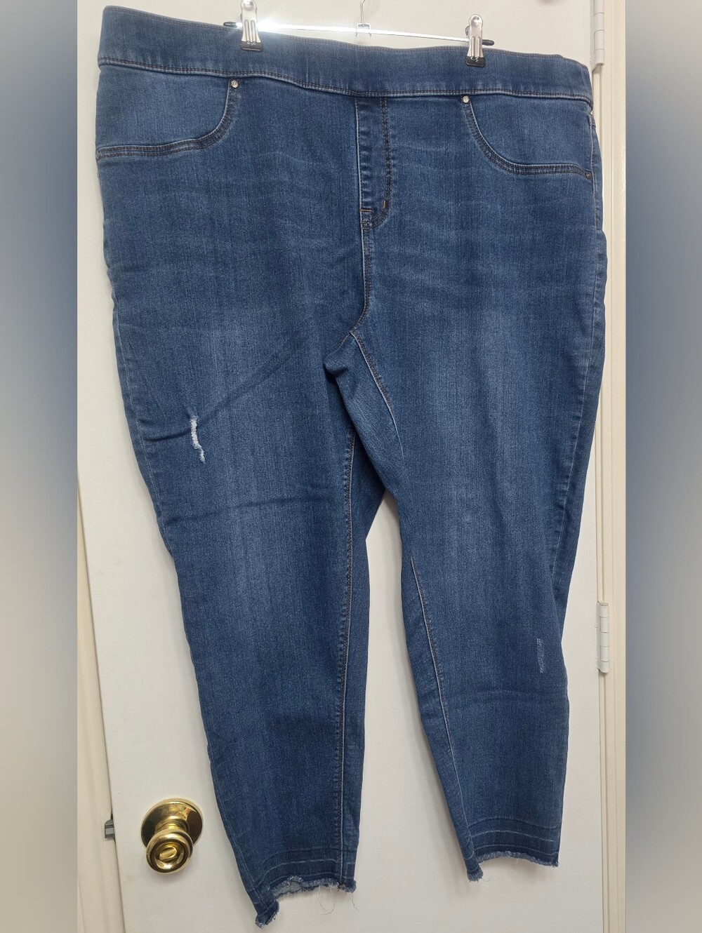 S76 Terra & Sky Dark Blue Stretch Denim Jeggings